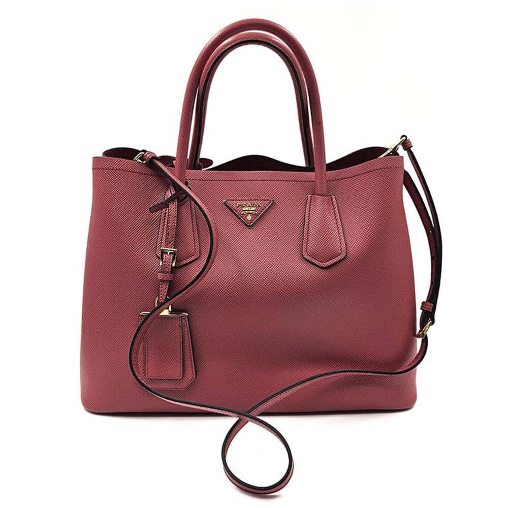 Prada Saffiano Double 2-Way Bag #352618F64B